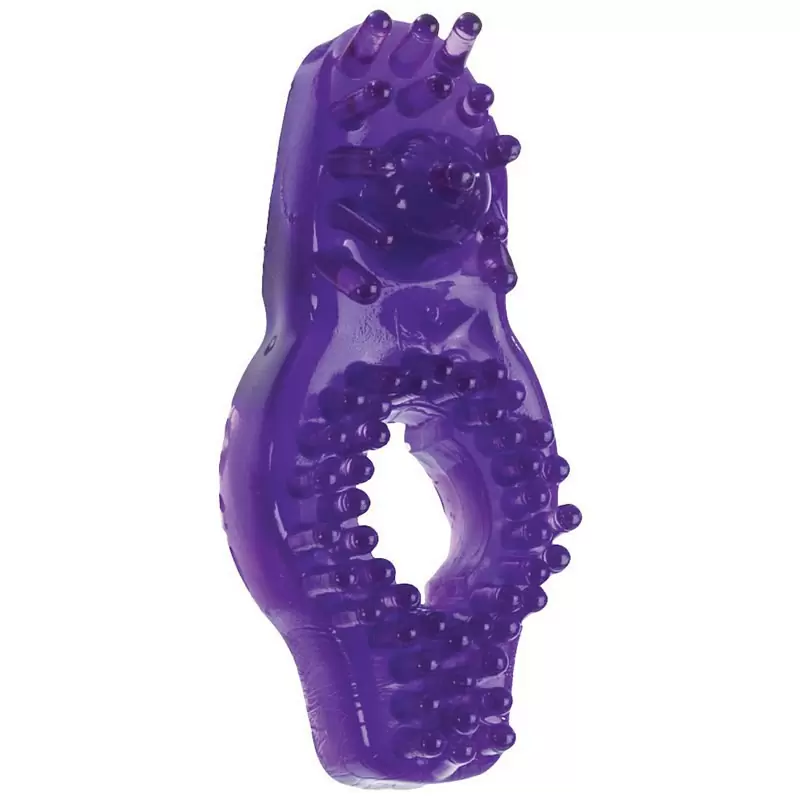 Эрекционное кольцо Super Stretch Stimulator Sleeve - Dual Noduled