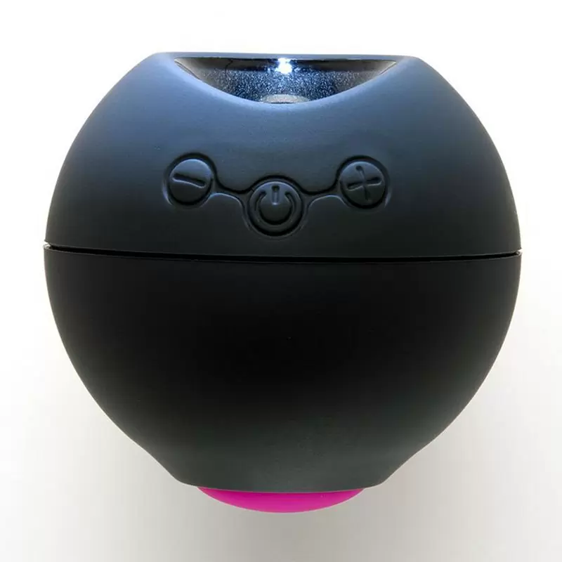 Водонепроницаемый магнитно-левитационный пульсатор Revel Body One – серый с фиолетовым