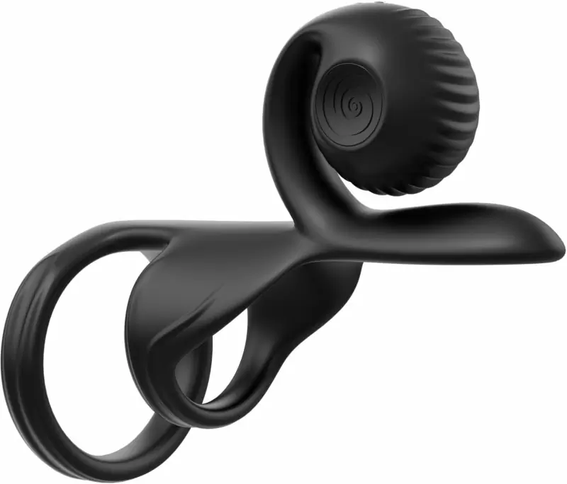 Инновационное эрекционное кольцо SVibe JOVI, 8 режимов работы, пульт ДУ, двойная стимуляция