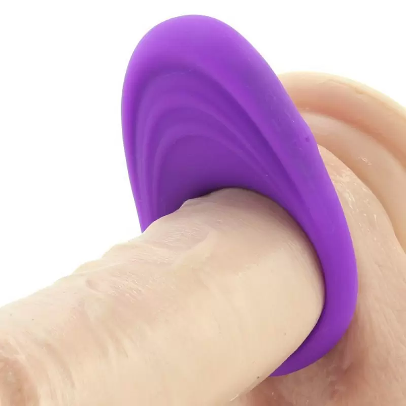 Эрекционное кольцо Embrace Pleasure Ring перезаряжаемое – фиолетовый