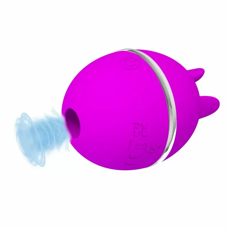 Стимулятор клитора Gemini Ball, 3 режима, 7 см, с движением язычка