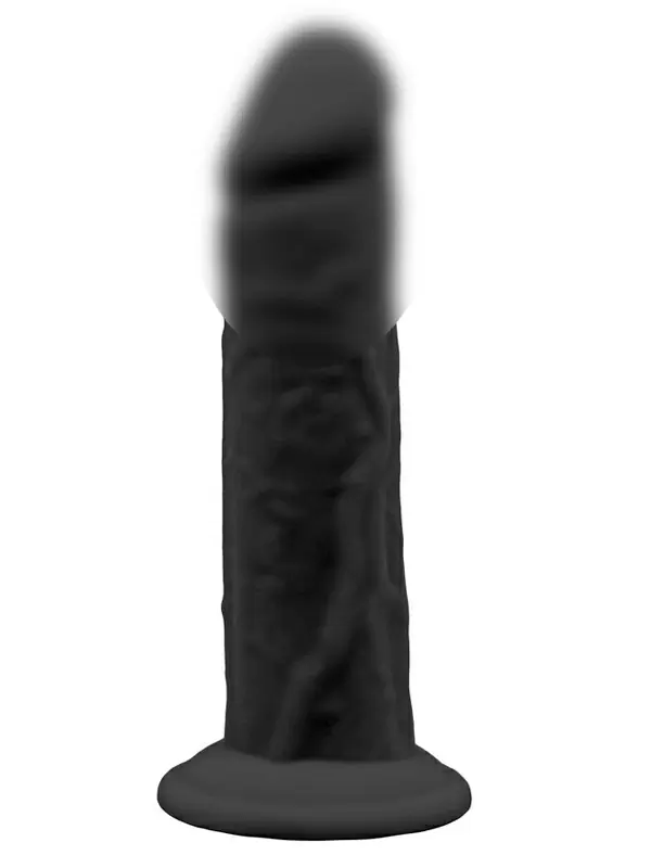 Реалистичный фаллоимитатор SILEXD Model 4, 17,7 см, силикон, черный