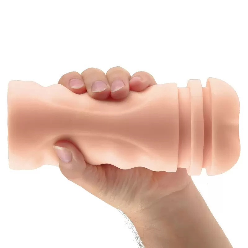 Мастурбатор ротик Mega Grip Vibrating Stroker Mouth с вибрацией - красный