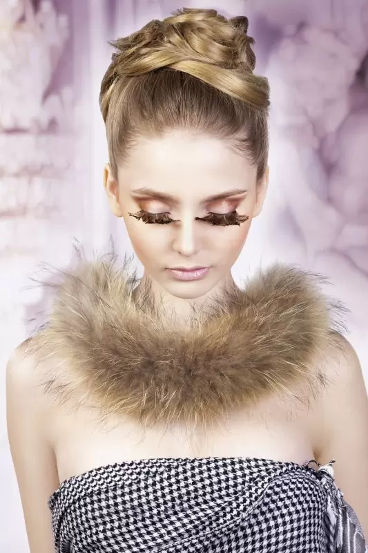 Ресницы перьевые Baci Чеграва – коричневый