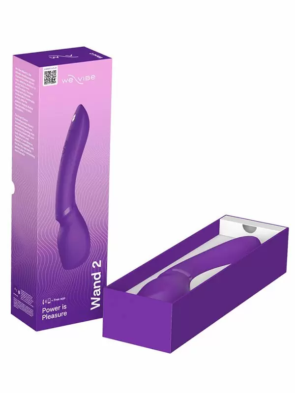 Мощный вибратор We Vibe Wand 2, 27,3 см, силикон, фиолетовый