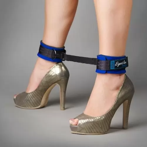 Синие оковы СК-Визит — неопрен, спандекс, длина 9 см