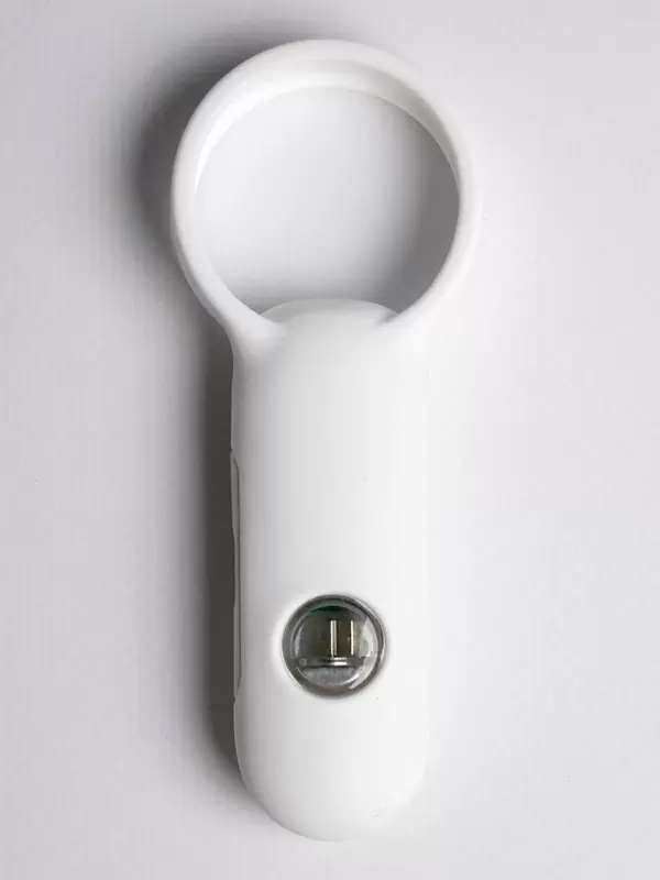 Компактное эрекционное виброкольцо Youvic, 9,5 см, 3 режима, с пультом Д/У, белый