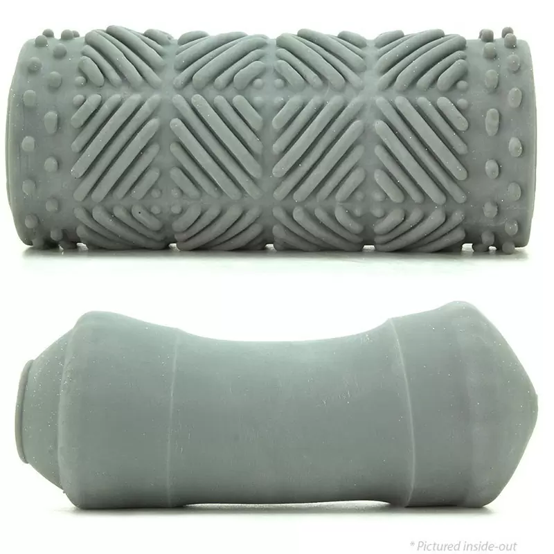 Мастурбатор Apollo Reversible Premium Masturbator Max двусторонний – серый