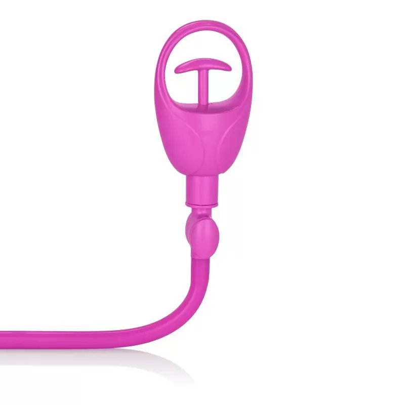 Помпа клиторальная с вибрацией Advanced Butterfly Clitoral Pump – розовый