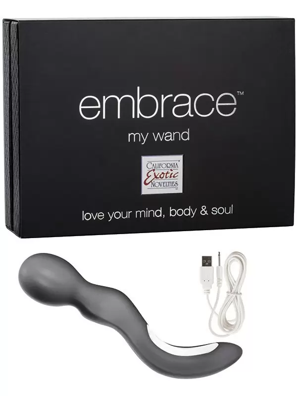 Вибромассажер Embrace My Wand перезаряжаемый – серый