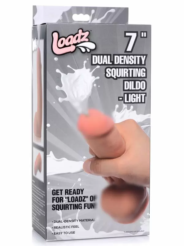 Реалистичный фаллоимитатор Loadz, с эффектом эякуляции, 18,5 см, телесный