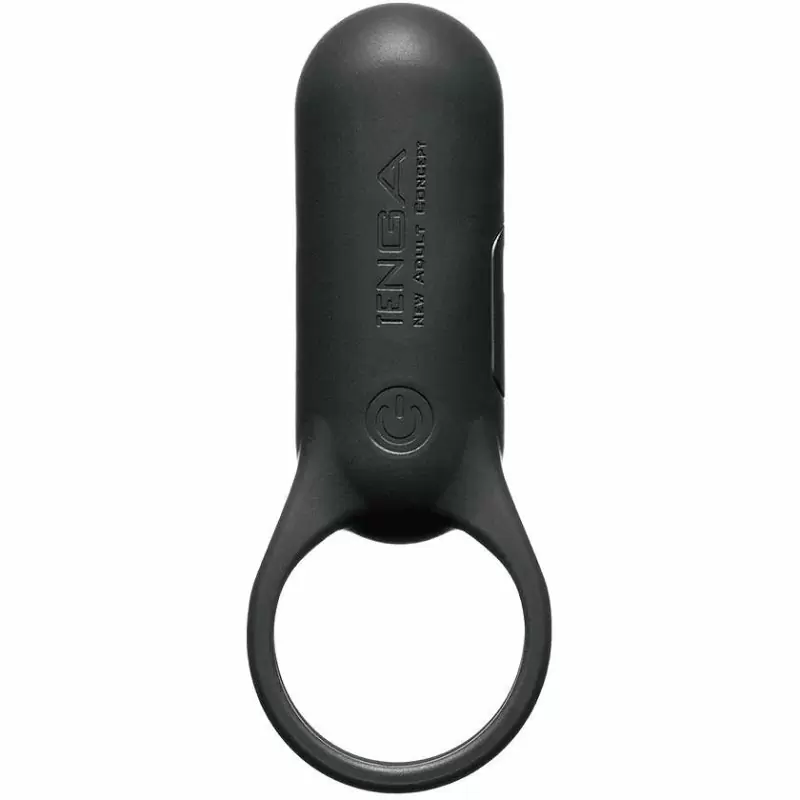 Эрекционное кольцо Tenga SVR+ Black с вибрацией