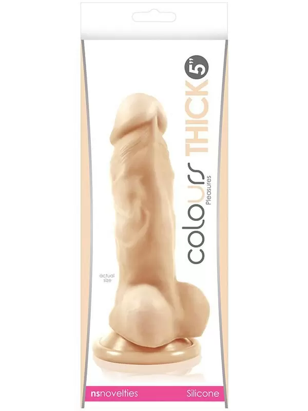 Реалистичный фаллоимитатор Colours Pleasures Thick 5