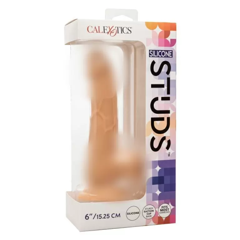 Реалистичный фаллоимитатор на присоске SILICONE STUDS 6