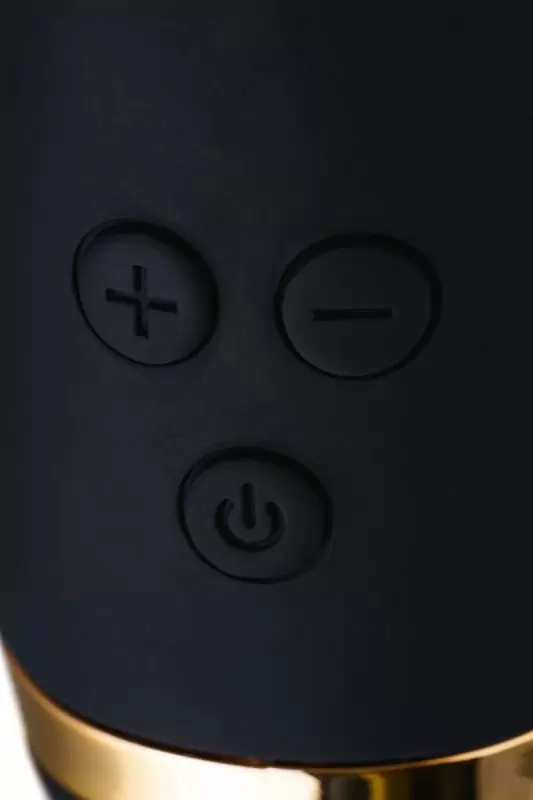 Черный классический вибратор Waname D-Splash Storm. 17 см. Силикон