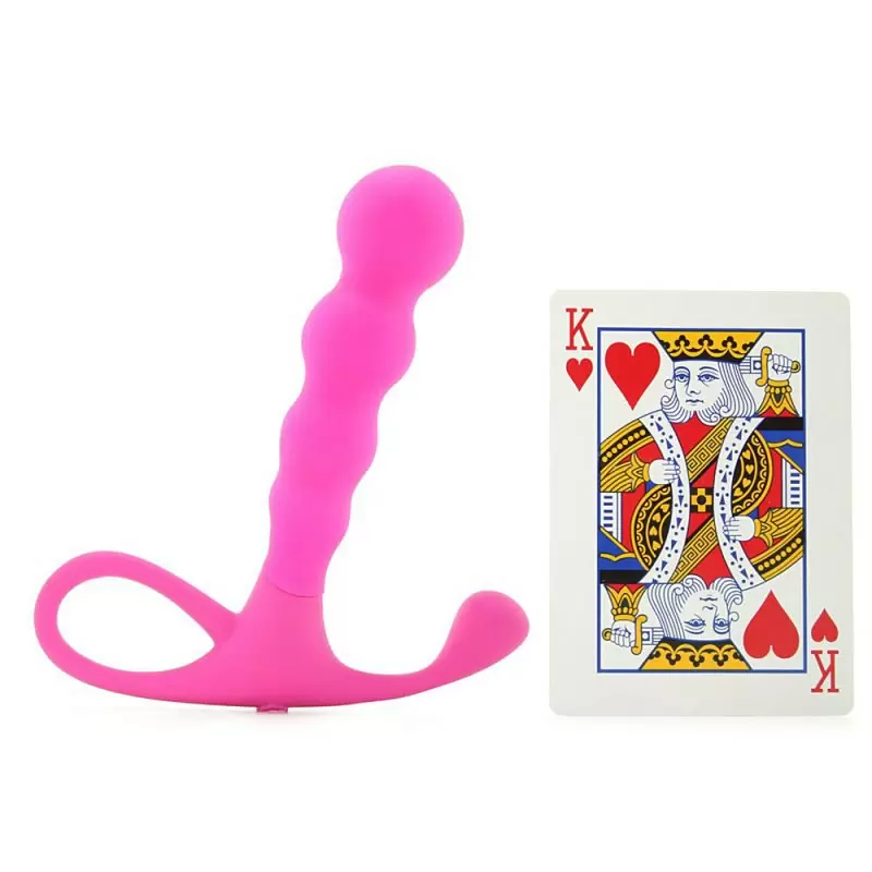 Массажер простаты Embrace Beaded Probe перезаряжаемый – розовый