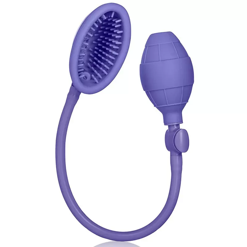 Помпа Silicone Clitoral Pump из силикона – фиолетовая