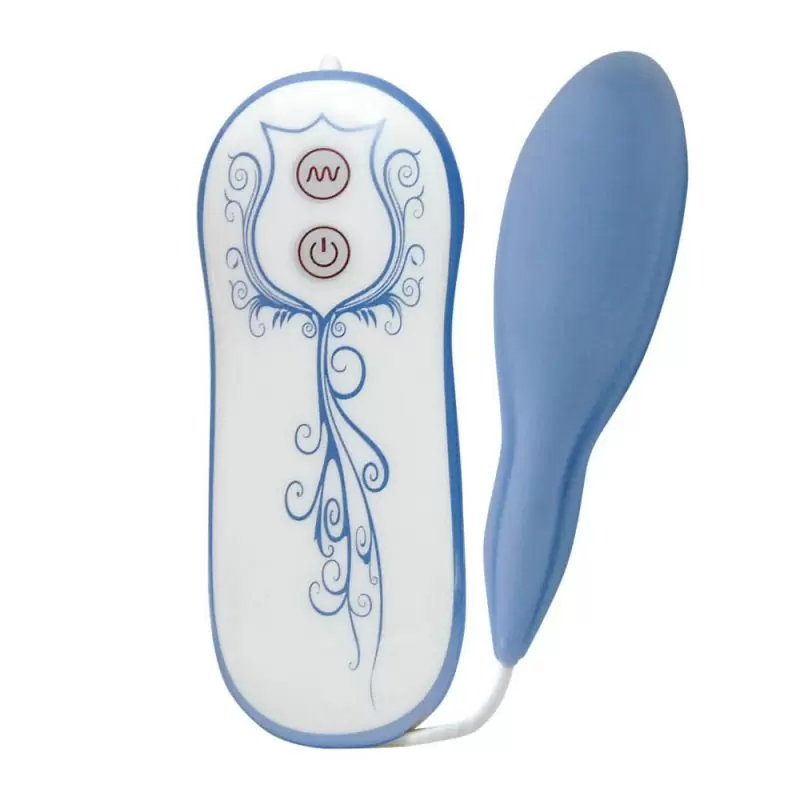 Виброяйцо Smile Funky - голубой