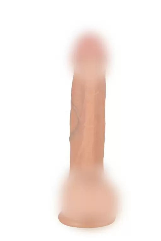 Реалистичный фаллоимитатор REAL, 23 см, с мошонкой, с трусиками для страпона, ПВХ, телесный