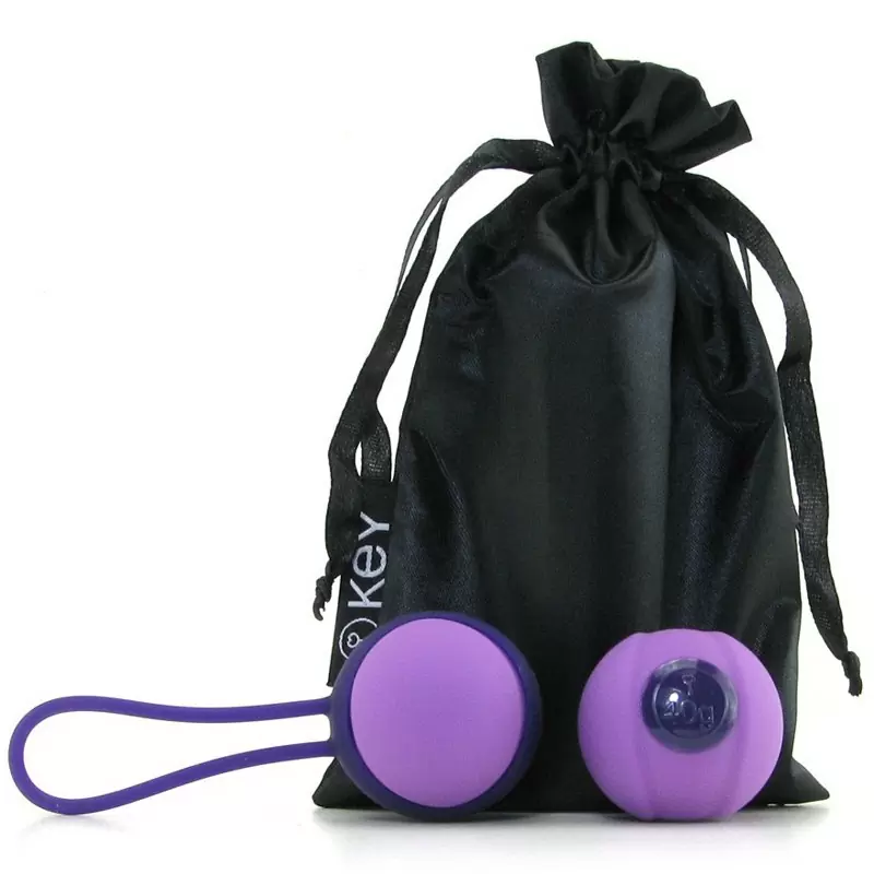 Набор из 2-х вагинальных шариков разного веса Stella I - Lavender