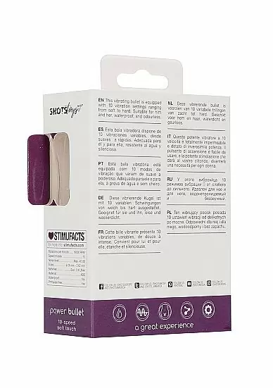 Вибропуля Power Bullet (Фиолетовая)