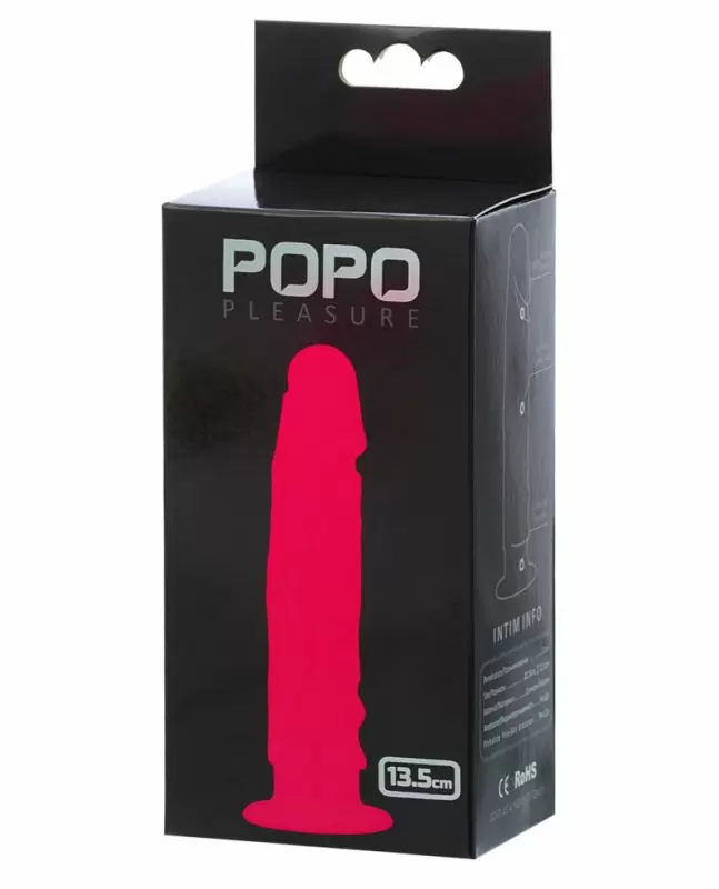 Реалистичный фаллоимитатор TOYFA POPO Pleasure на присоске – розовый