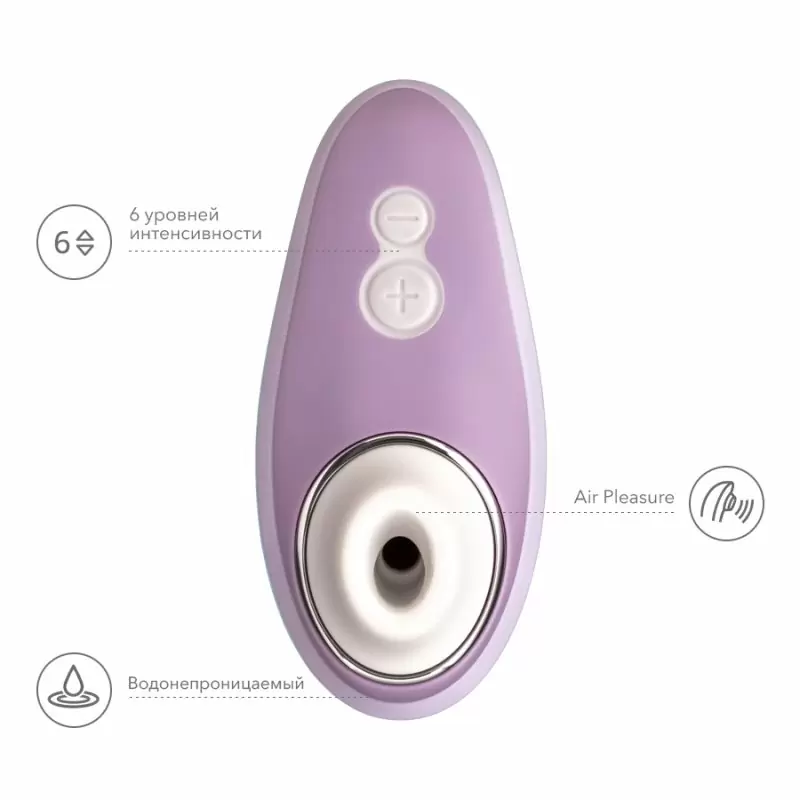 Компактный вакуумный стимулятор клитора Womanizer Liberty - сиреневый