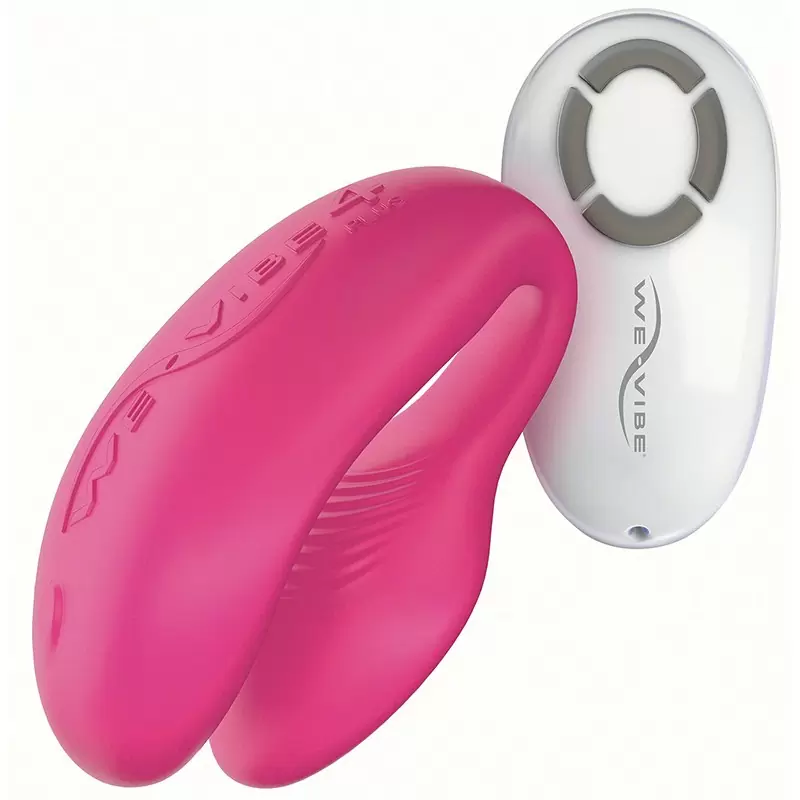 Вибромассажер для пар на радиоуправлении We-Vibe 4 Plus – розовый