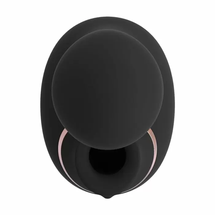 Вакуумный вибратор-кролик Irresistible Mythical Black, 14,1 см, силикон, черный