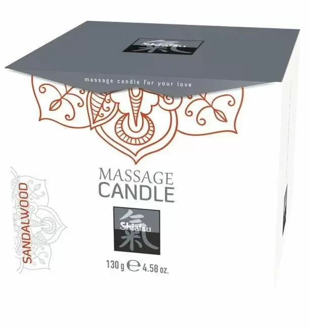 Массажная свечка с ароматом Сандала Shiatsu 130 гр