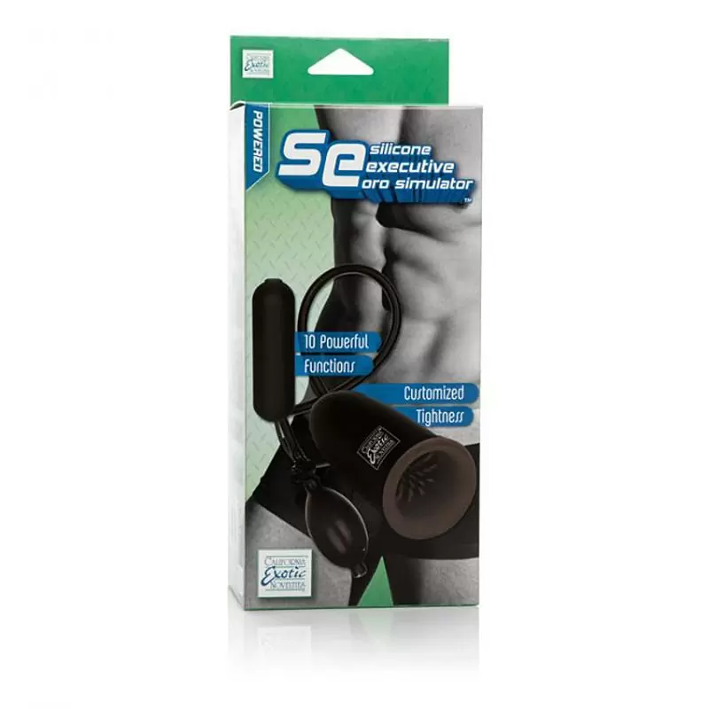 Мультифункциональный мастурбатор Executive Oro Stimulator – черный