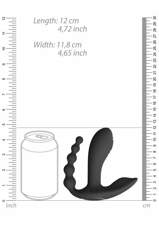 Инновационный вибратор 3 мощными независимыми моторами Kata от Shots