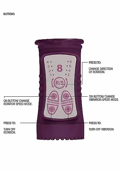 Вибратор кролик Rotating Butterfly - фиолетовый