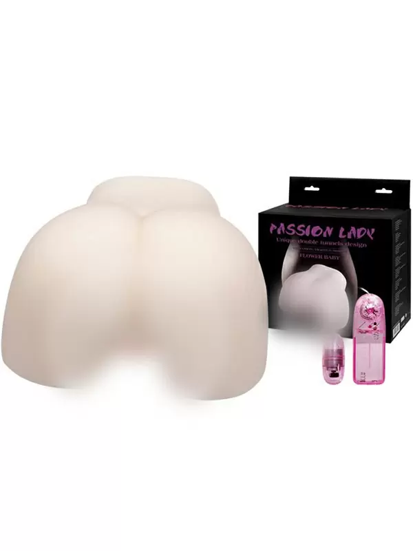 Сексуальная попа Passion Lady Flower Baby вагина и анус с вибрацией – телесный