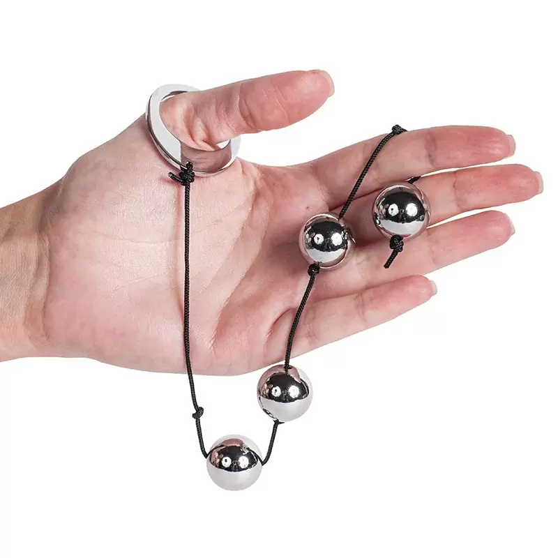 Анальные шарики Heavy Metal Anal Beads металлические – серебристые