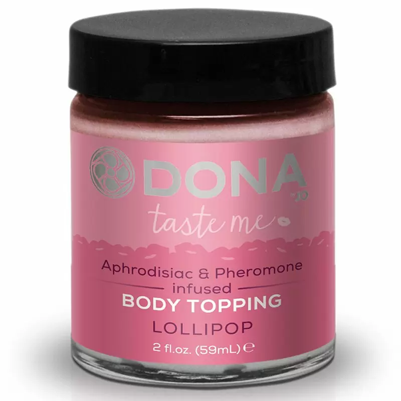 Карамель для тела Dona Taste Me Lollipop с феромонами – леденец, 59 мл