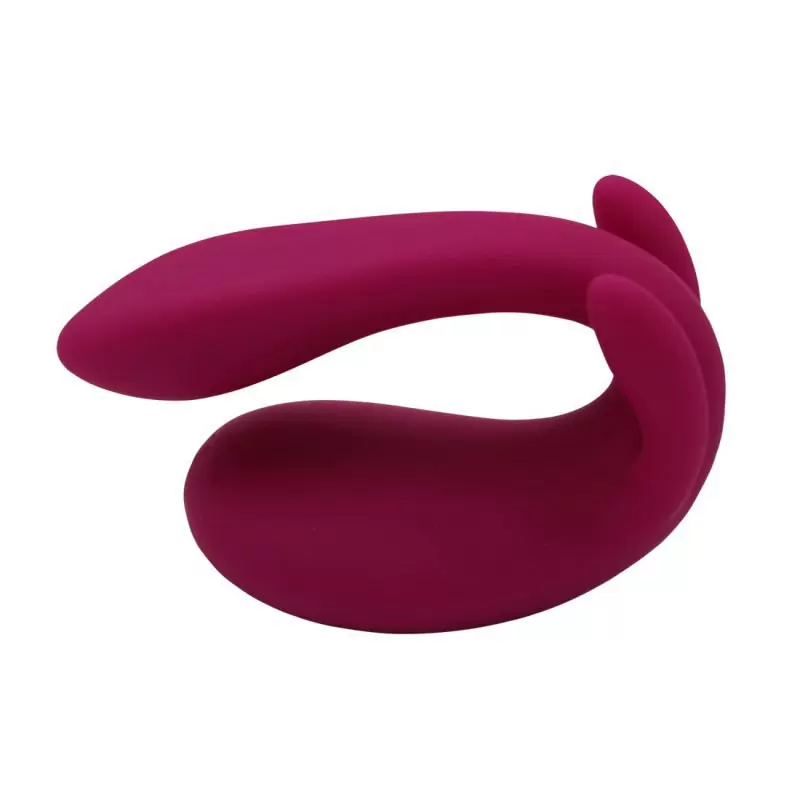 Вибростимулятор для пар Enjoy Life с беспроводным пультом управления – розовый