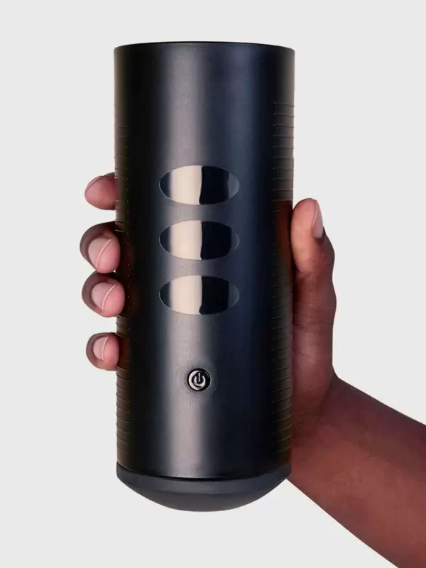 Интерактивный мастурбатор Kiiroo Titan Feel Pornstars Experience, 9 моторчиков, 22,1 см, черный