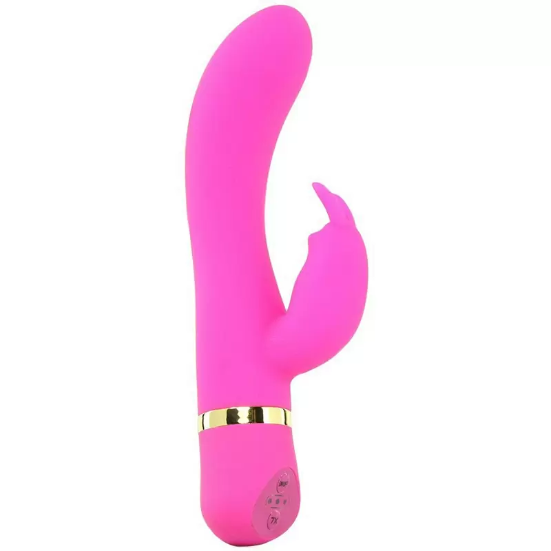 Очаровательный двойной вибратор Spellbound Bunny – розовый