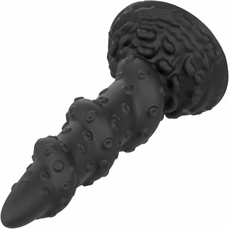 Необычный фаллоимитатор Monster Dong The Kraken, 20,2 см, тентакля, силикон, черный