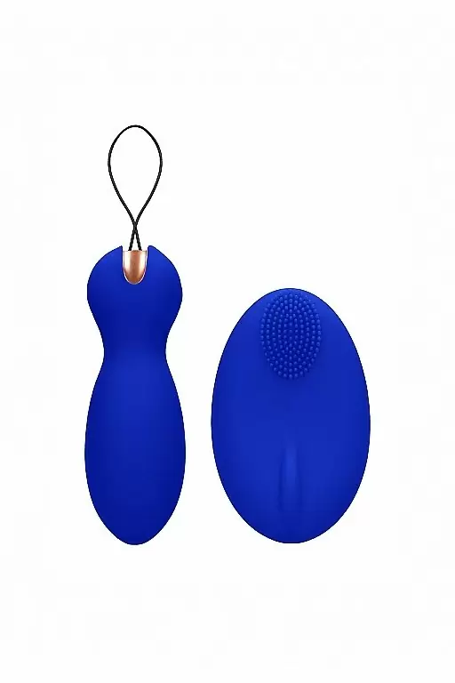 Виброшарики с вибропультом управления Purity (синие)