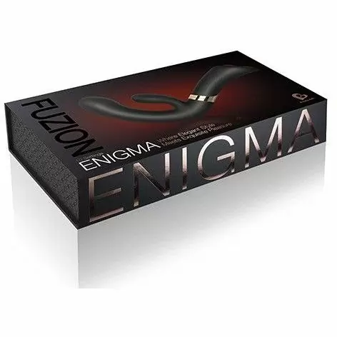 Черный вибратор-кролик Rocks Off Enigma. 7 режимов вибрации, силикон