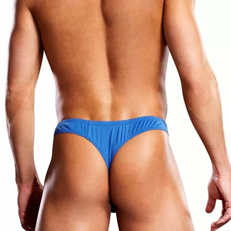 Ярко-синие мужские тонги BlueLine из микрофибры– L/XL