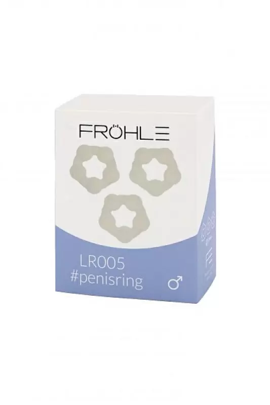 Набор из 3 малых одинаковых эрекционных колец LOVE RINGS WITH BALLS