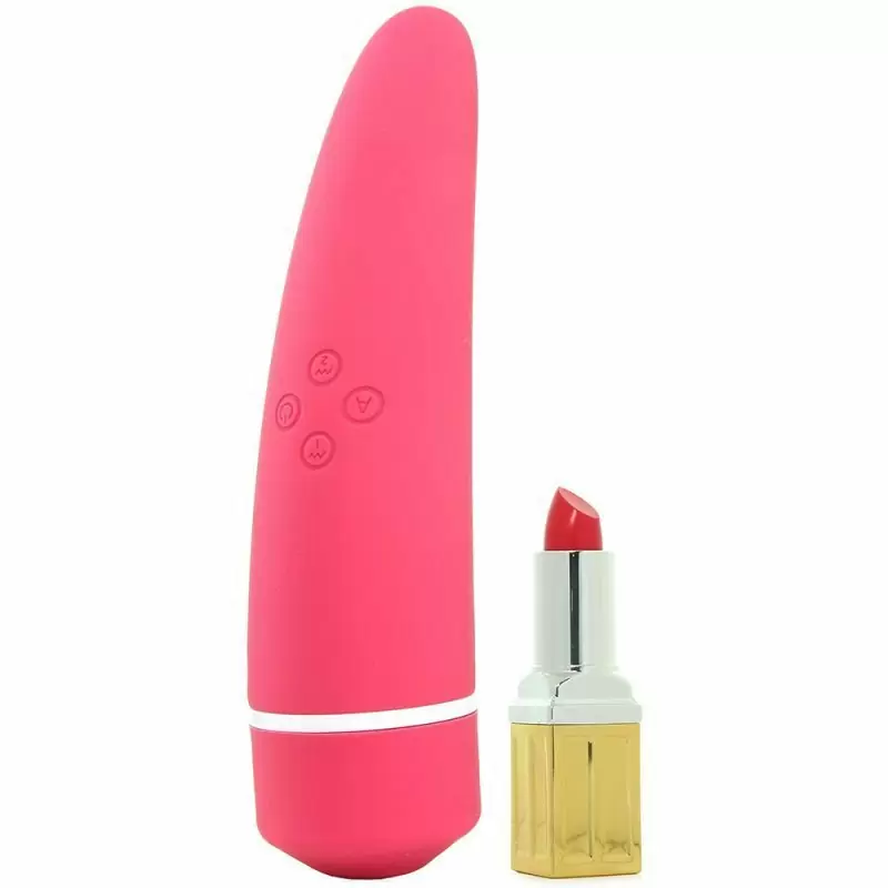 Двустронний стимулятор с вибрацией и всасыванием Hiky – розовый