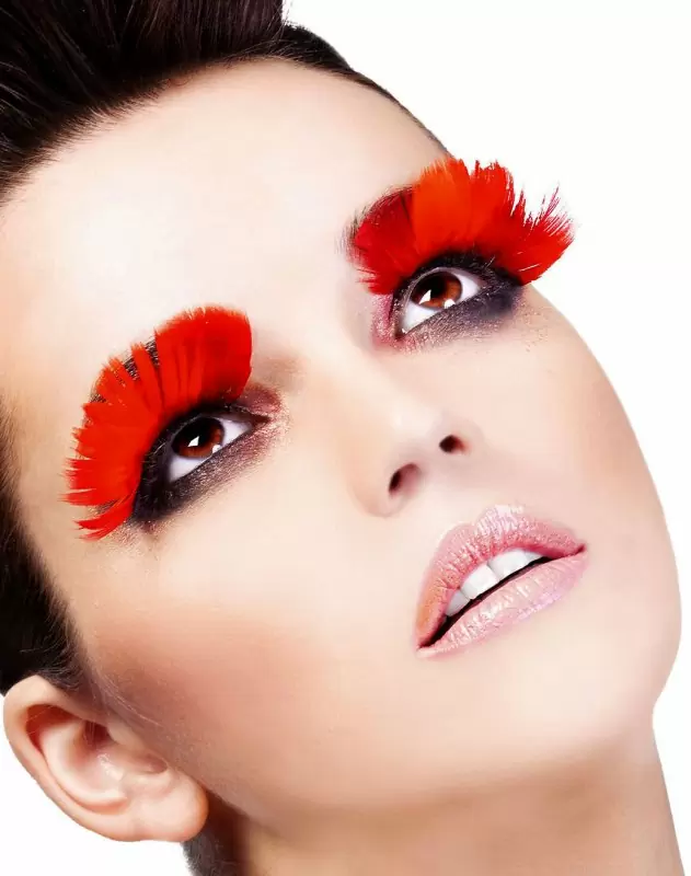 Ресницы перьевые Baci Артам – красный