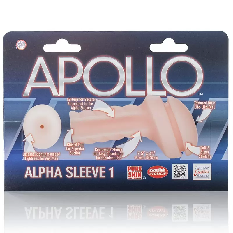 Мастурбатор анус вставка Alpha Sleeve 1 – телесная	