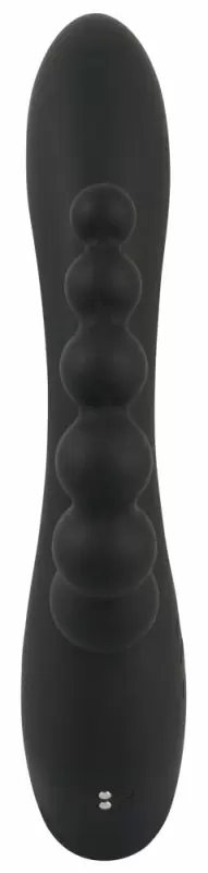 Тройной вибратор Sweet Smile Orion. 12.2 см, АБС/силикон, черный