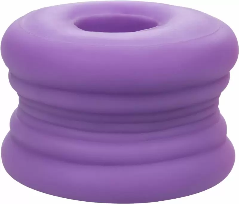 Эрекционное кольцо-бампер SLOP TOP DIRTY LUV, диаметр 2,5 см, силикон, светящийся, фиолетовый