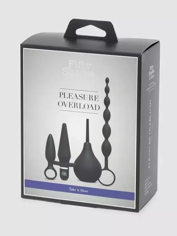 Анальный набор Fifty Shades of Grey Take it Slow, 4 предмета, черный